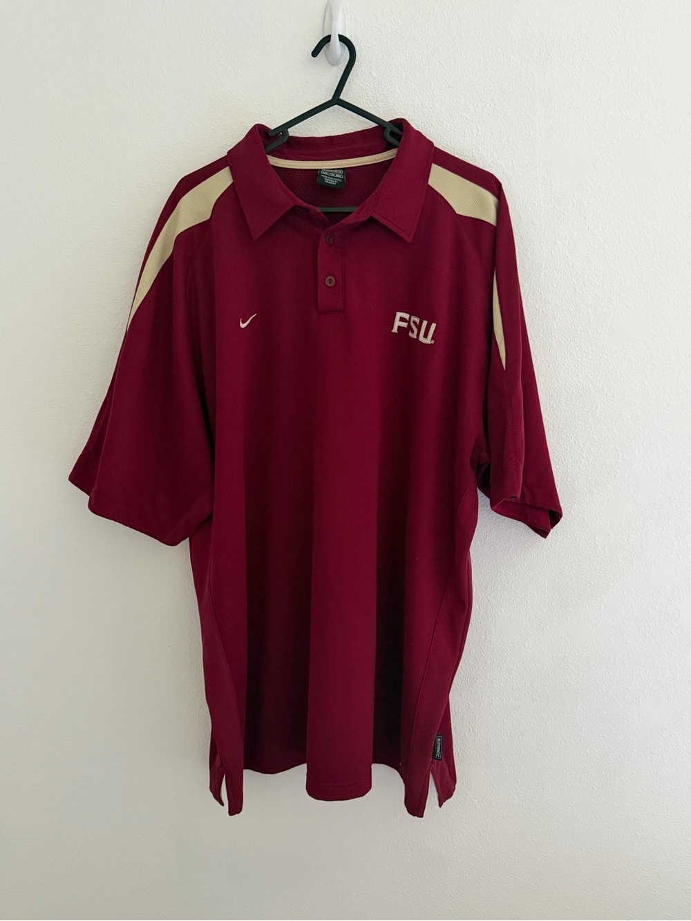 Vintage 90s Y2K Black Tag Nike Florida State Seminoles Polo